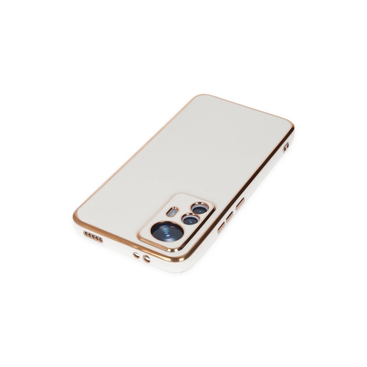 Xiaomi Mi 12t Pro Kılıf Volet Silikon - Beyaz