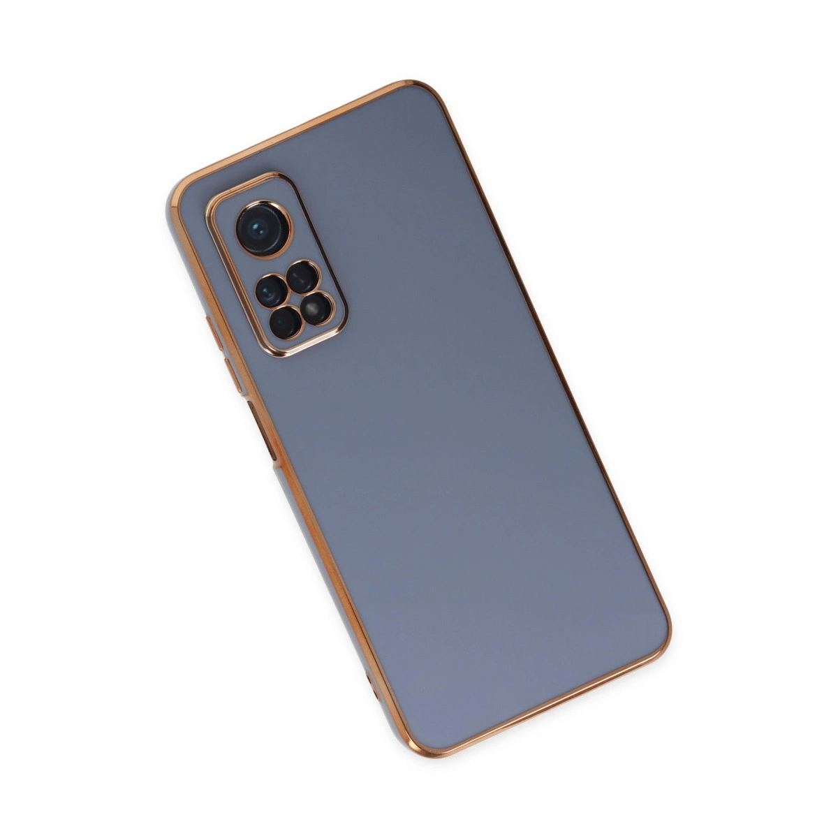 Xiaomi Mi 10t Kılıf Volet Silikon - Mavi