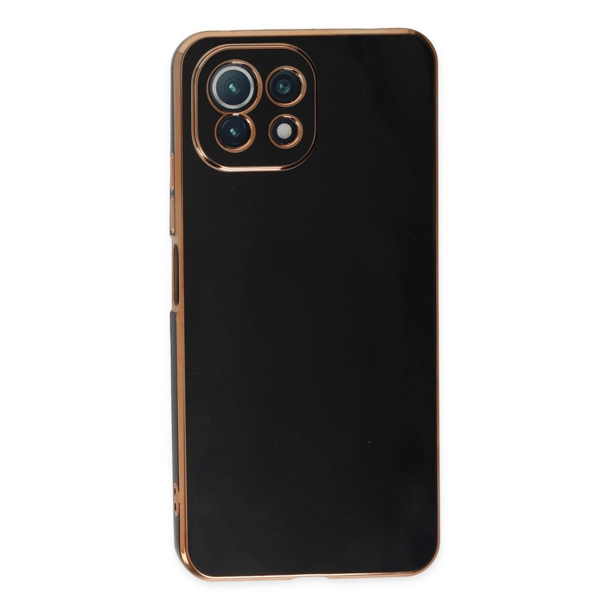 Xiaomi Mi 11 Lite Kılıf Volet Silikon - Siyah