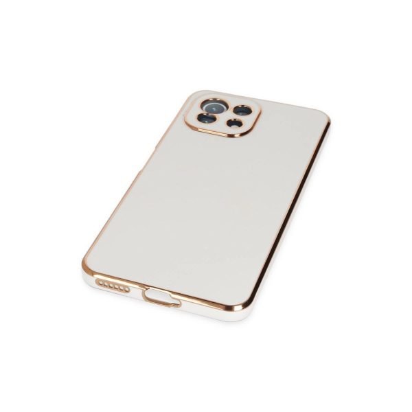 Xiaomi Mi 11 Lite Kılıf Volet Silikon - Beyaz