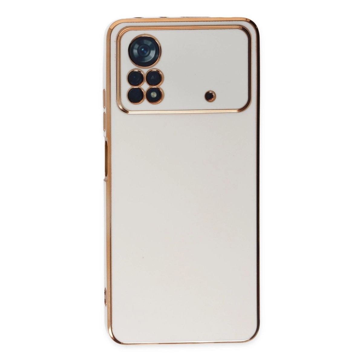 Xiaomi Poco X4 Pro 5g Kılıf Volet Silikon - Beyaz