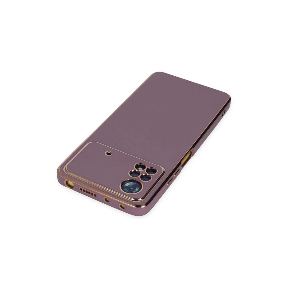 Xiaomi Poco X4 Pro 5g Kılıf Volet Silikon - Mor