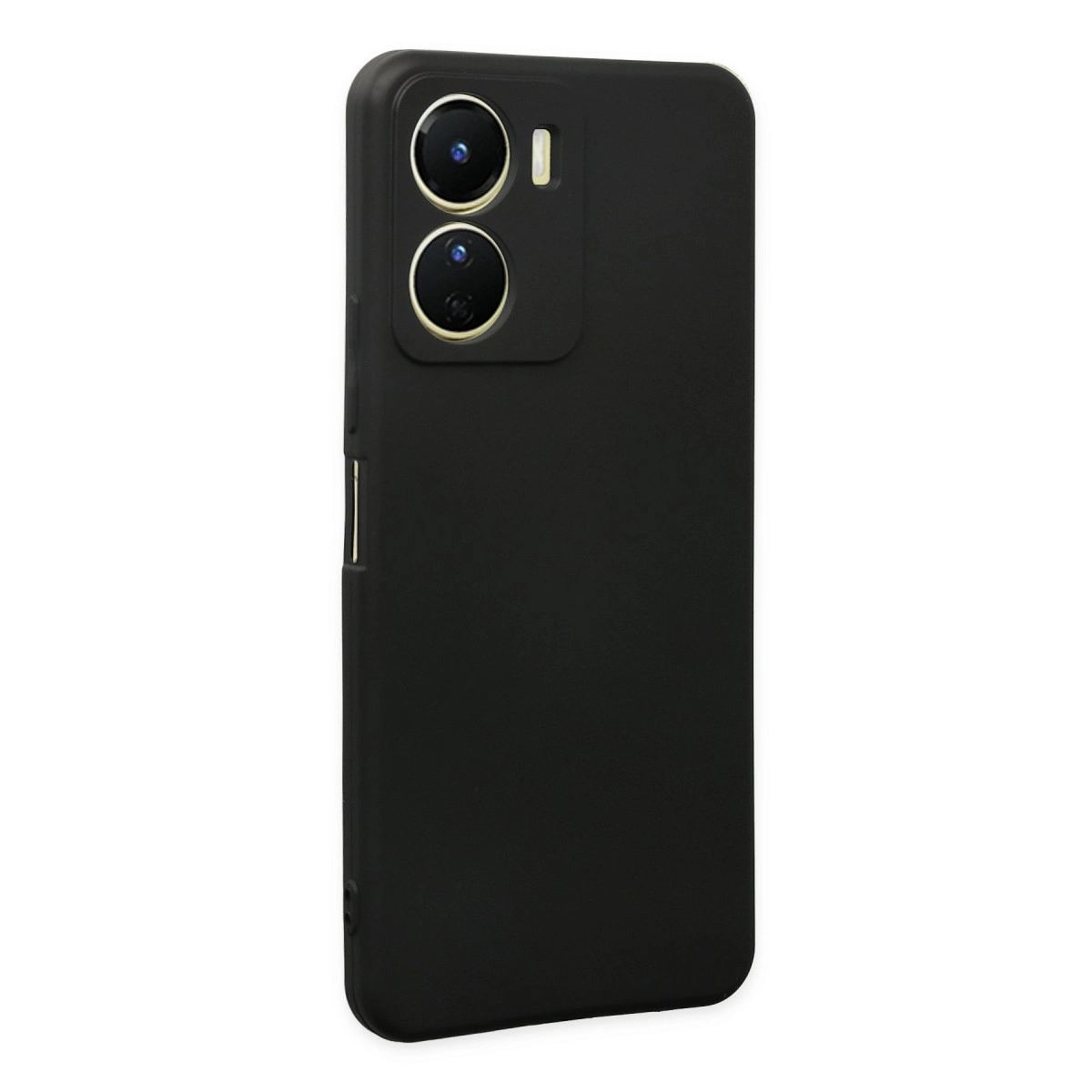 Vivo Y16 Kılıf First Silikon - Siyah