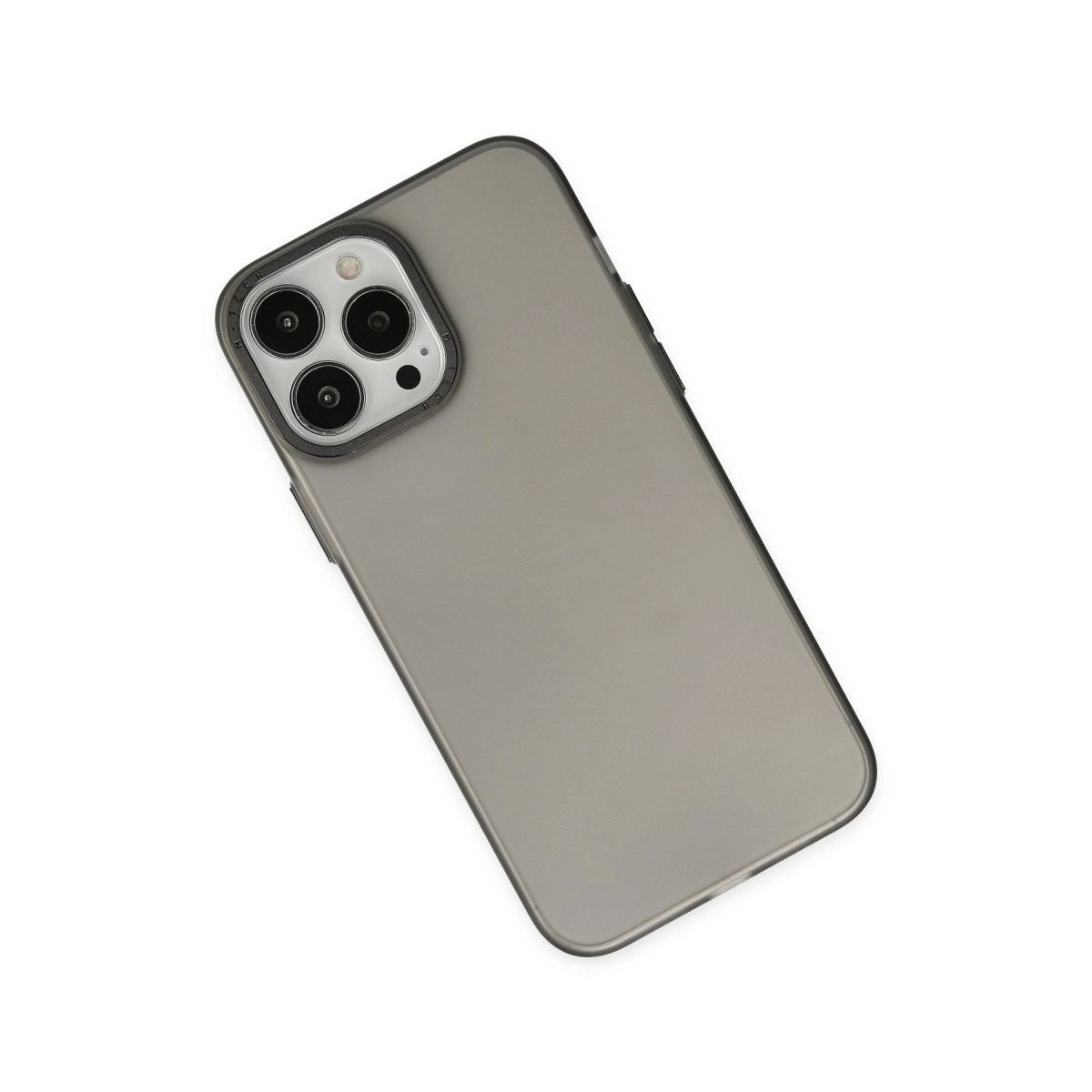 Apple İphone 14 Pro Kılıf Modos Metal Kapak - Siyah