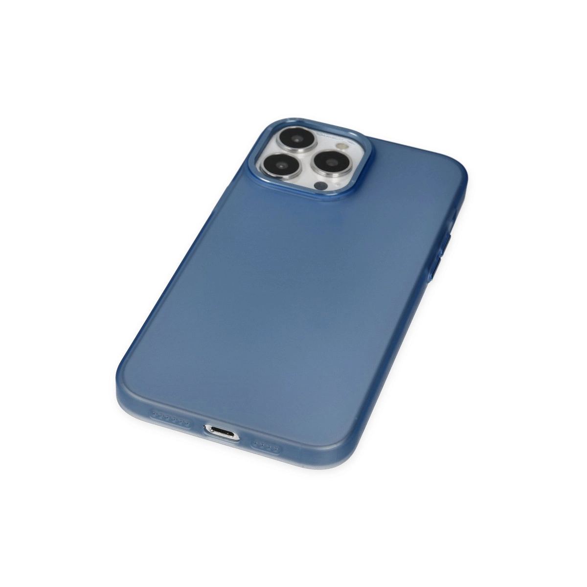 Apple İphone 14 Pro Kılıf Modos Metal Kapak - Lacivert