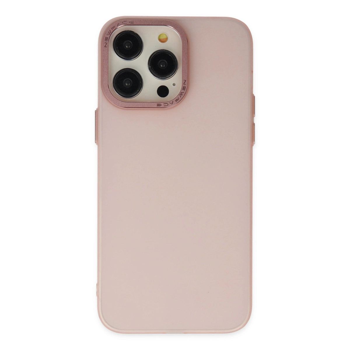 Apple İphone 14 Pro Kılıf Modos Metal Kapak - Pembe
