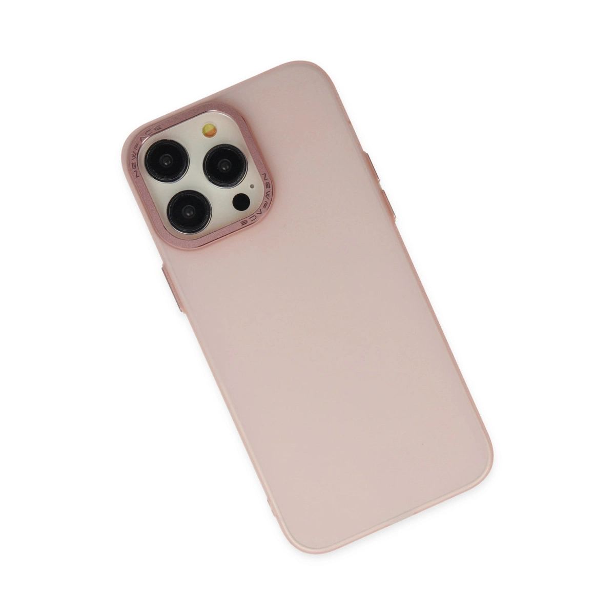Apple İphone 14 Pro Kılıf Modos Metal Kapak - Pembe