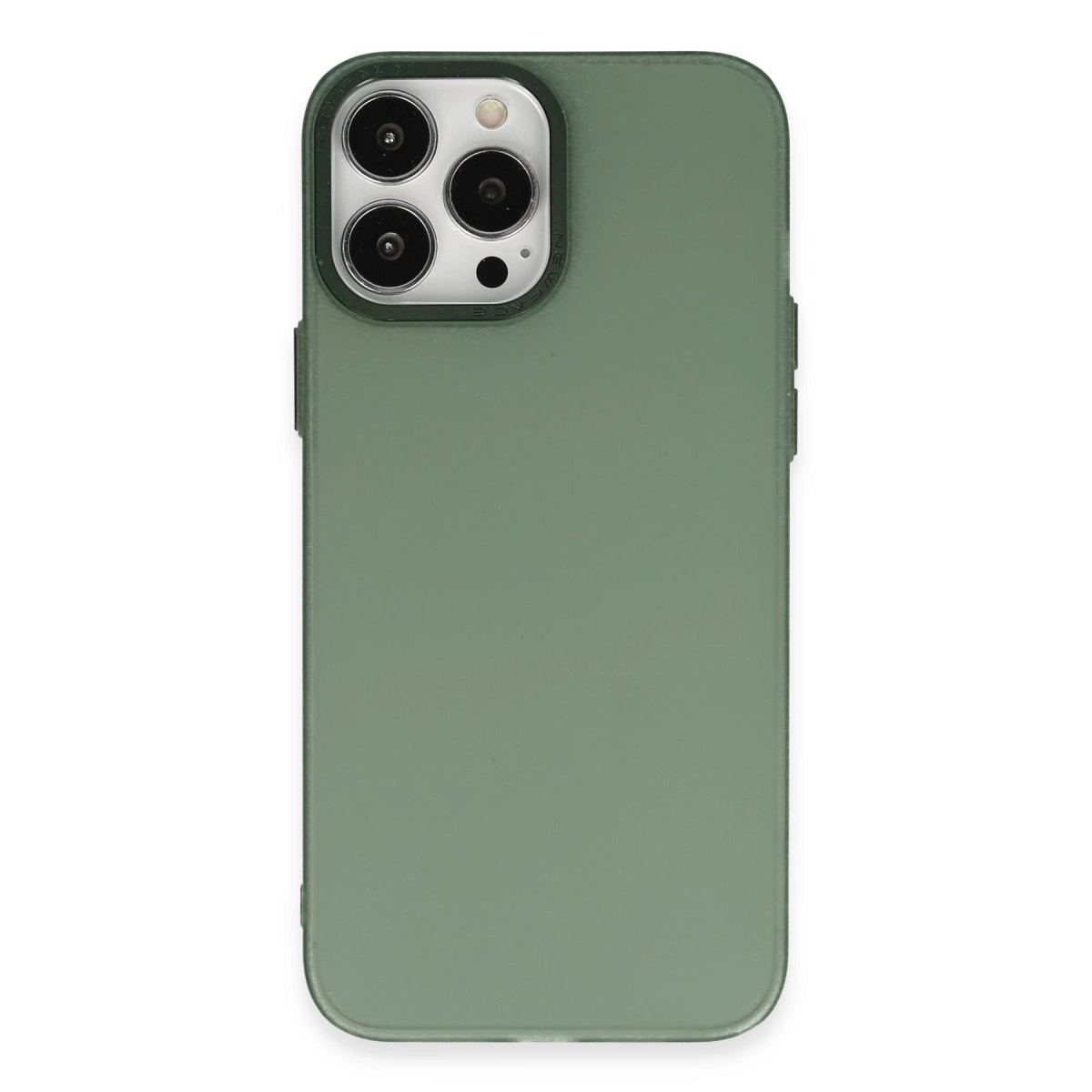 Apple İphone 14 Pro Kılıf Modos Metal Kapak - Koyu Yeşil