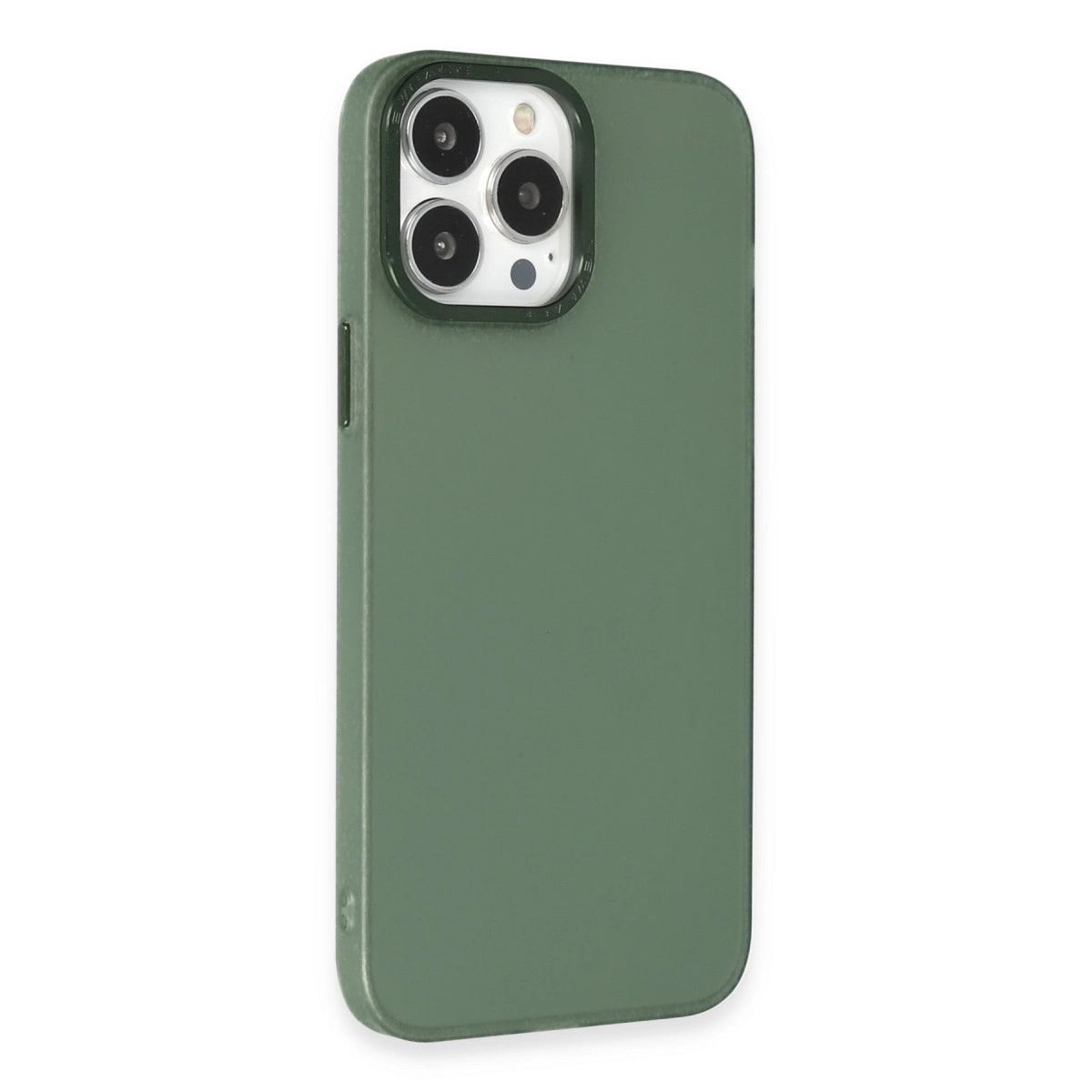 Apple İphone 14 Pro Kılıf Modos Metal Kapak - Koyu Yeşil