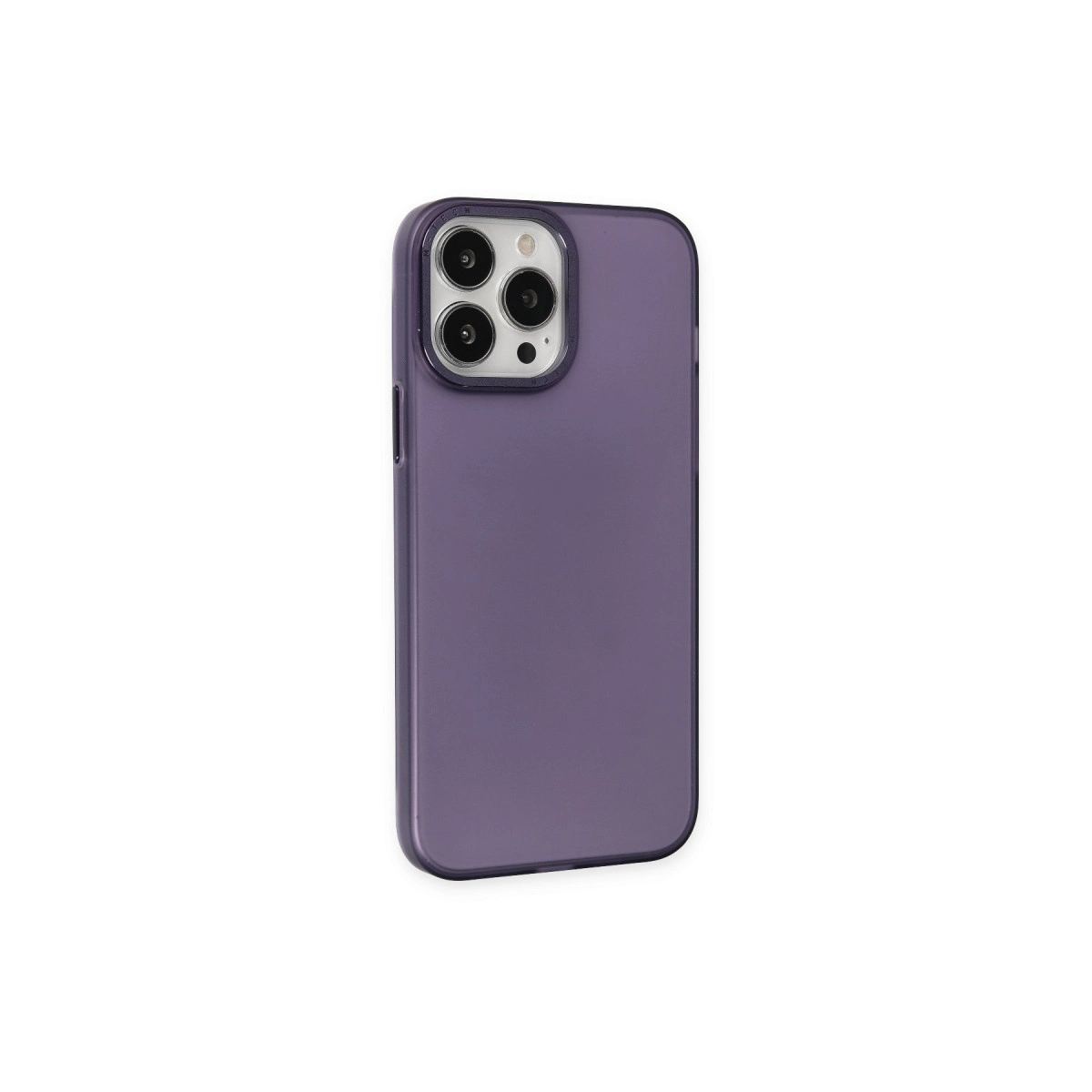 Apple İphone 14 Pro Kılıf Modos Metal Kapak - Derin Mor