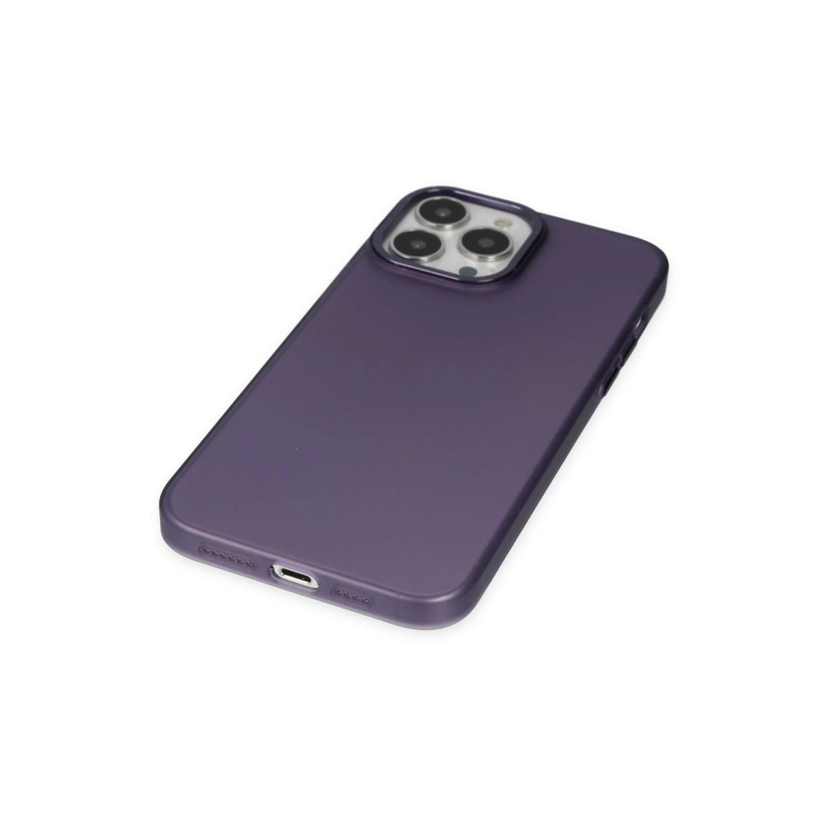 Apple İphone 14 Pro Kılıf Modos Metal Kapak - Derin Mor