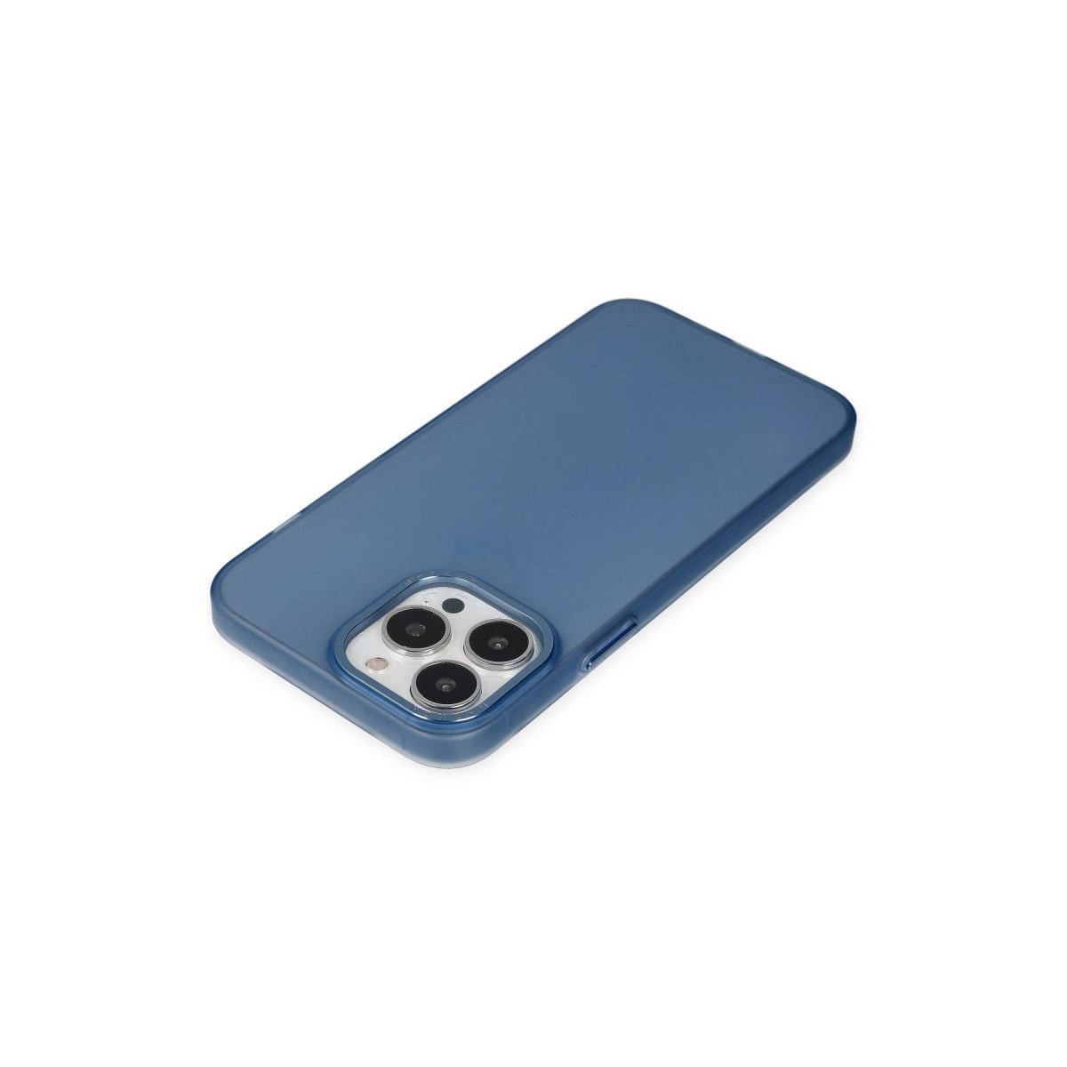 Apple İphone 13 Pro Max Kılıf Modos Metal Kapak - Lacivert