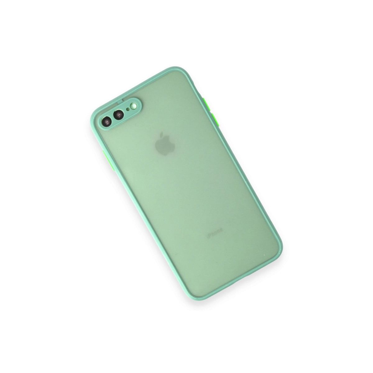 Apple İphone 7 Plus Kılıf Montreal Silikon Kapak - Turkuaz