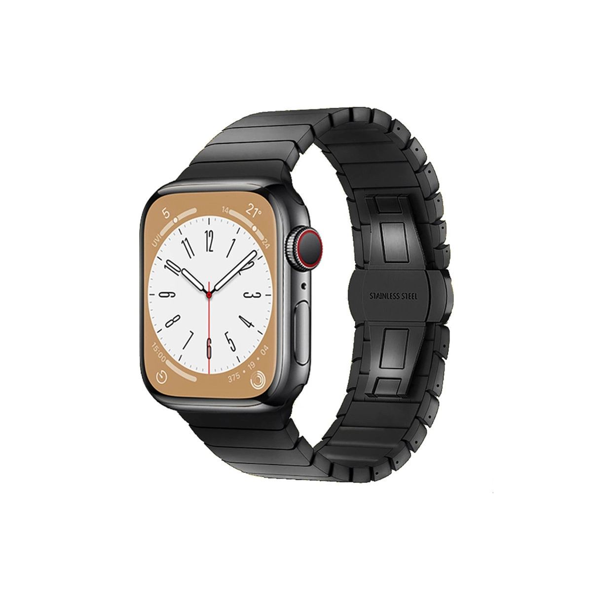 Apple Watch 42mm Kr416 Huks Kordon (saat Değildir) - Siyah