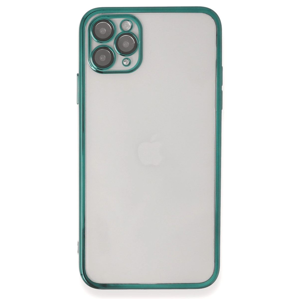 Apple İphone 11 Pro Kılıf Razer Lensli Silikon - Yeşil