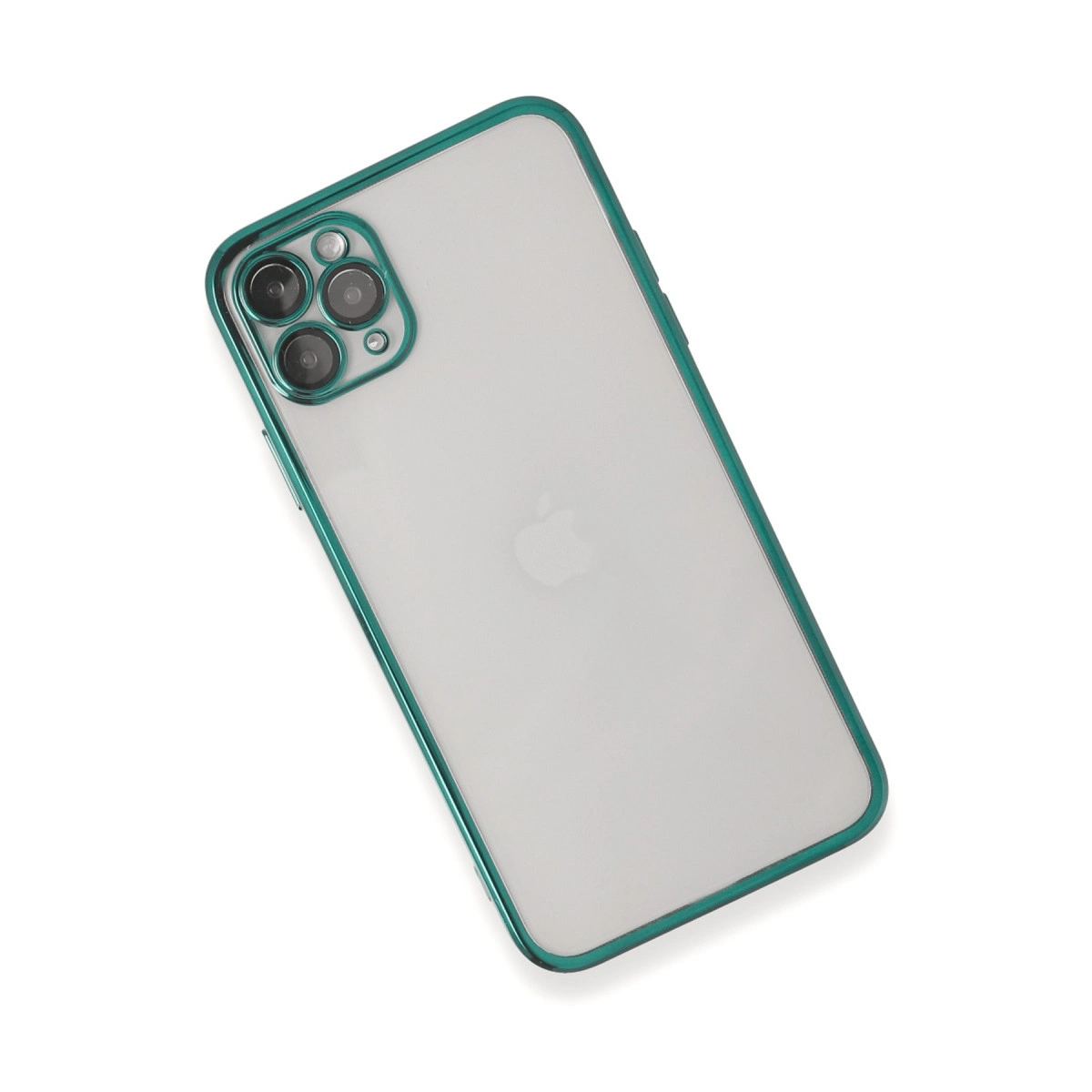 Apple İphone 11 Pro Kılıf Razer Lensli Silikon - Yeşil