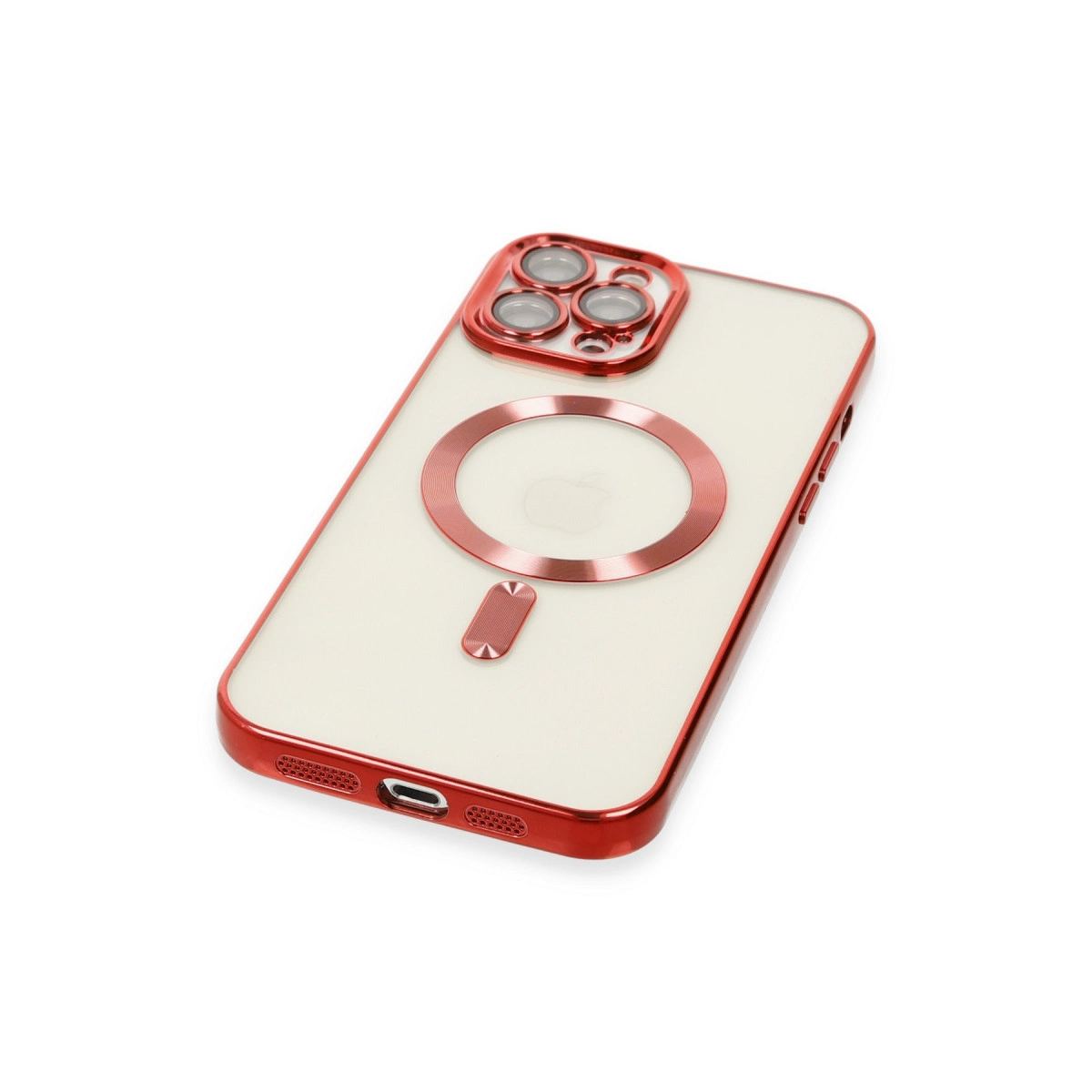 Apple İphone 12 Pro Max Kılıf Kross Magneticsafe Kapak - Kırmızı