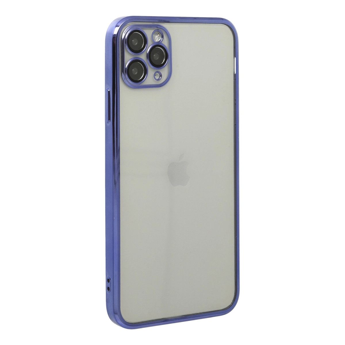 Apple İphone 11 Pro Max Kılıf Razer Lensli Silikon - Mor