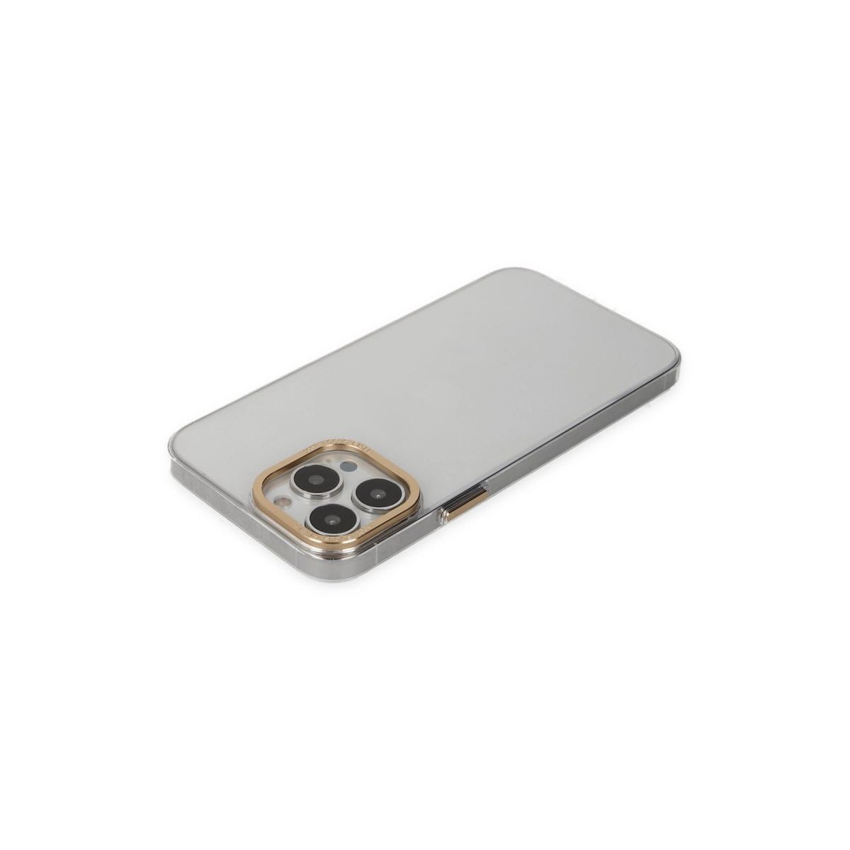 Apple İphone 13 Pro Kılıf Anka Pc Sert Metal Kapak - Şeffaf