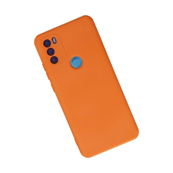General Mobile Gm 21 Plus Kılıf Nano İçi Kadife Silikon - Turuncu