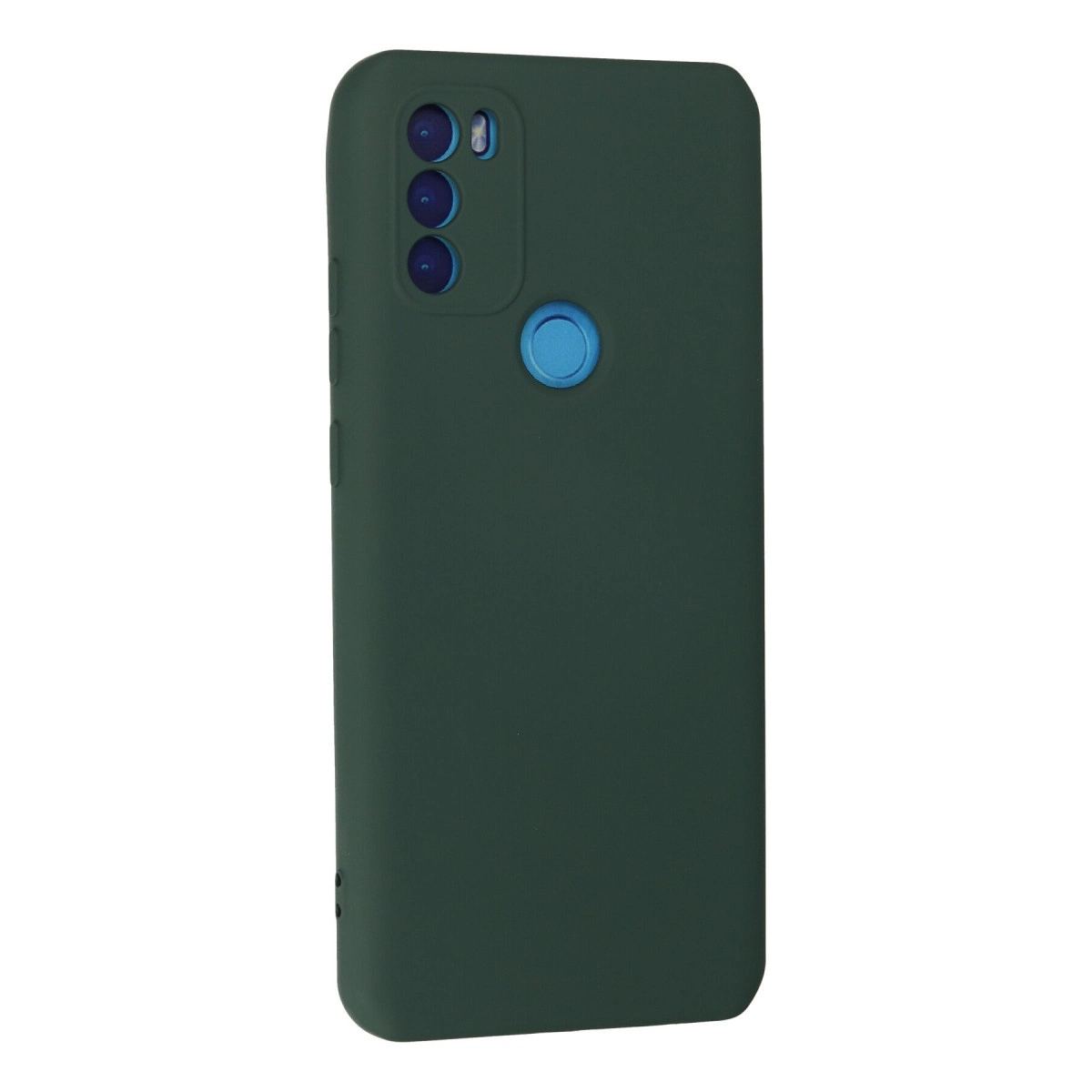General Mobile Gm 21 Plus Kılıf Nano İçi Kadife Silikon - Koyu Yeşil