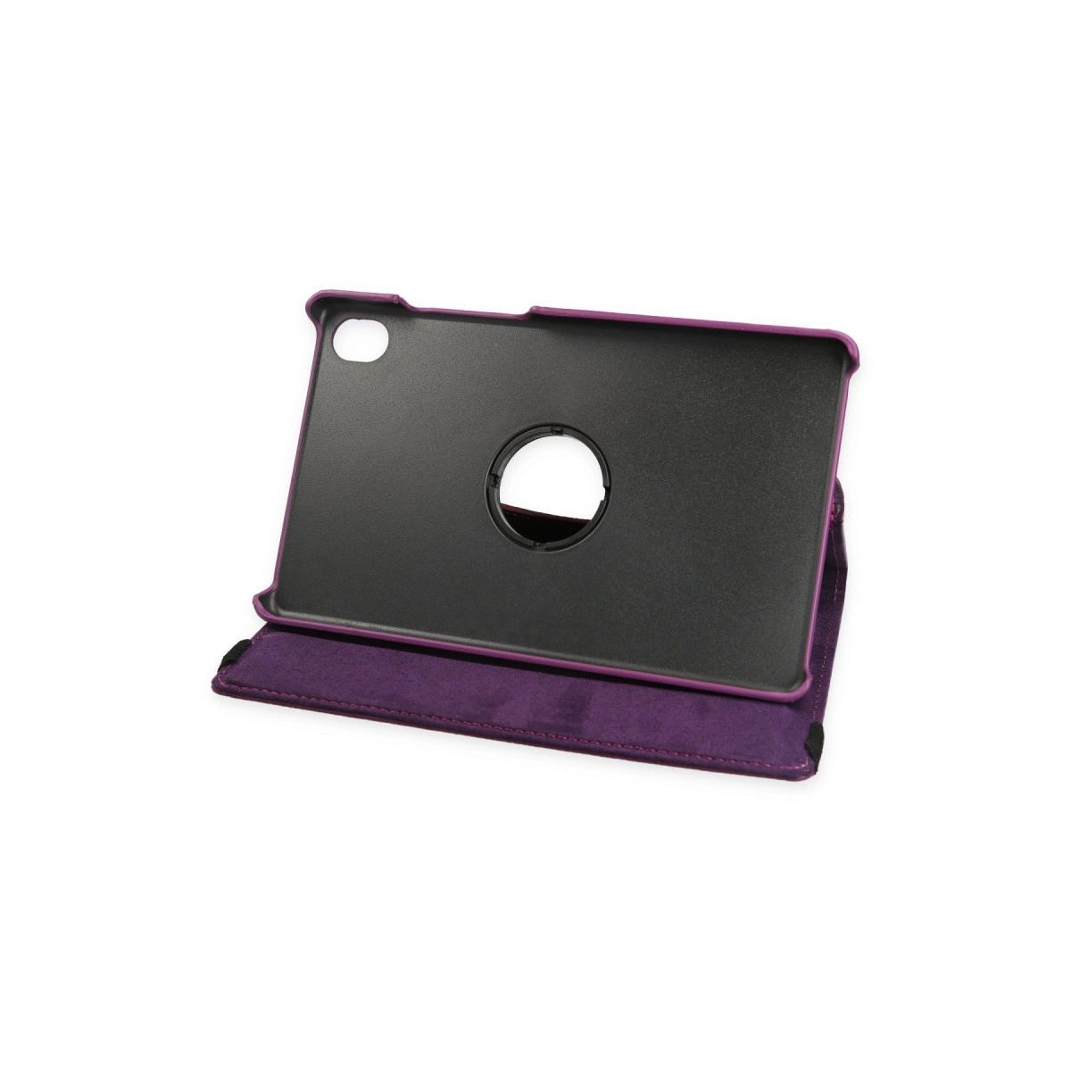 Lenovo Tab M8 Kılıf 360 Tablet Deri Kılıf - Mürdüm