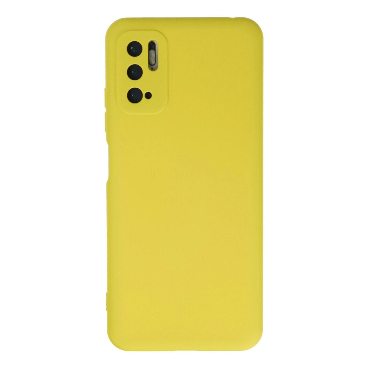 Xiaomi Redmi Note 10 5g Kılıf Nano İçi Kadife Silikon - Sarı