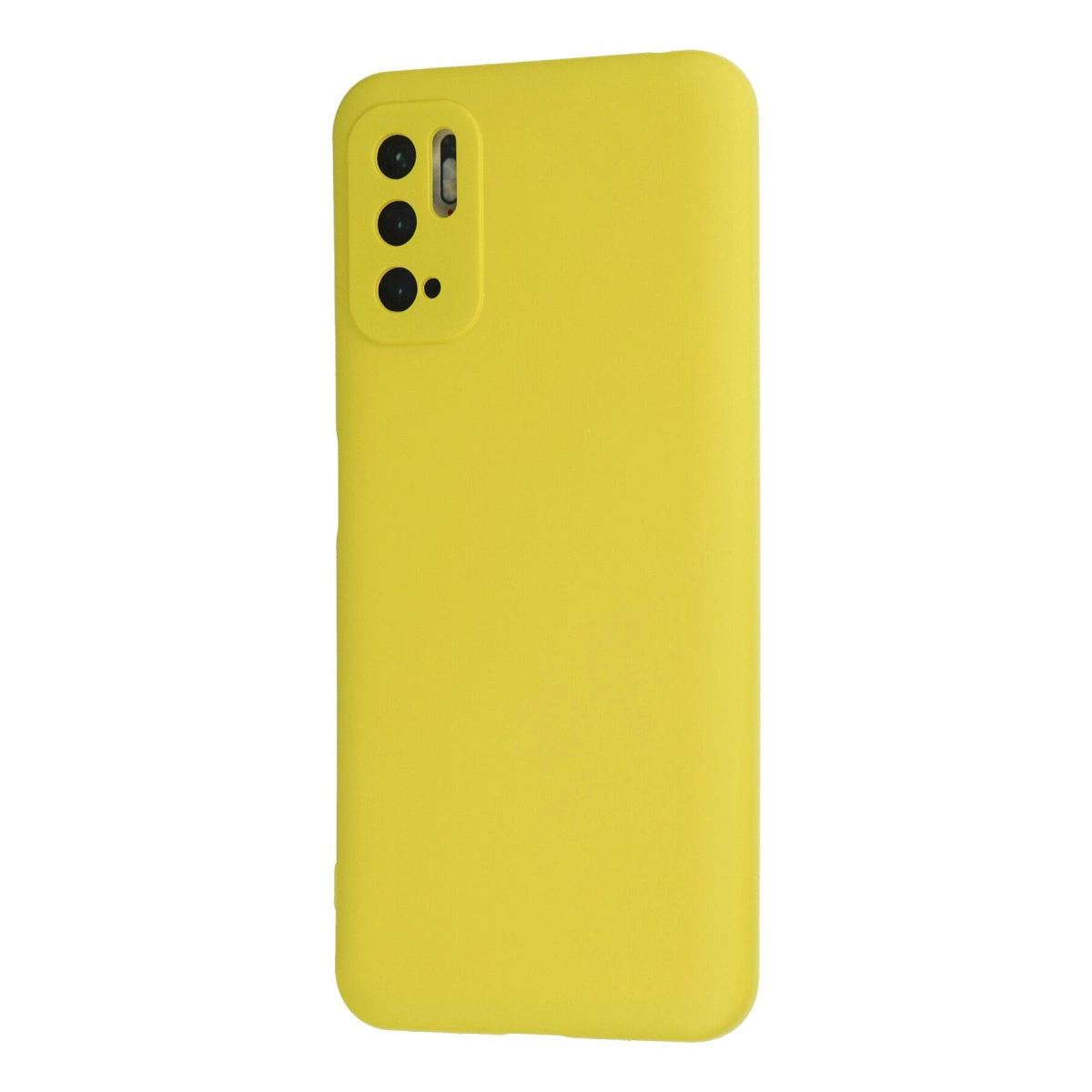 Xiaomi Redmi Note 10 5g Kılıf Nano İçi Kadife Silikon - Sarı