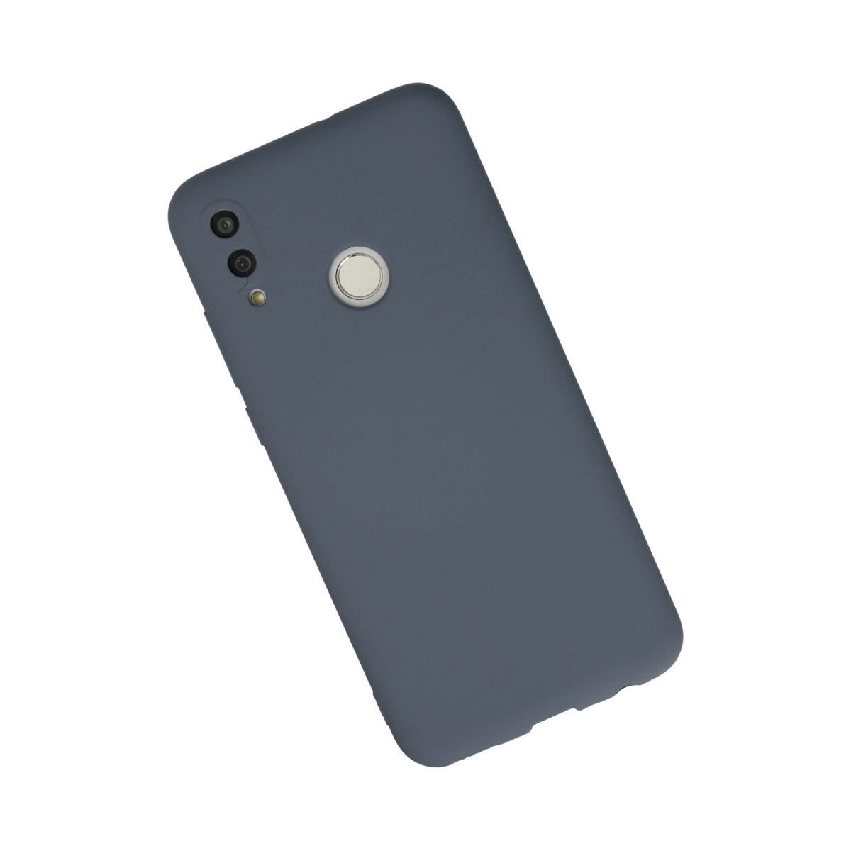 Huawei P Smart 2019 Kılıf Nano İçi Kadife Silikon - Gri