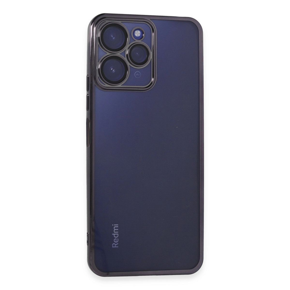 Xiaomi Redmi 12 Kılıf Razer Lensli Silikon - Mor