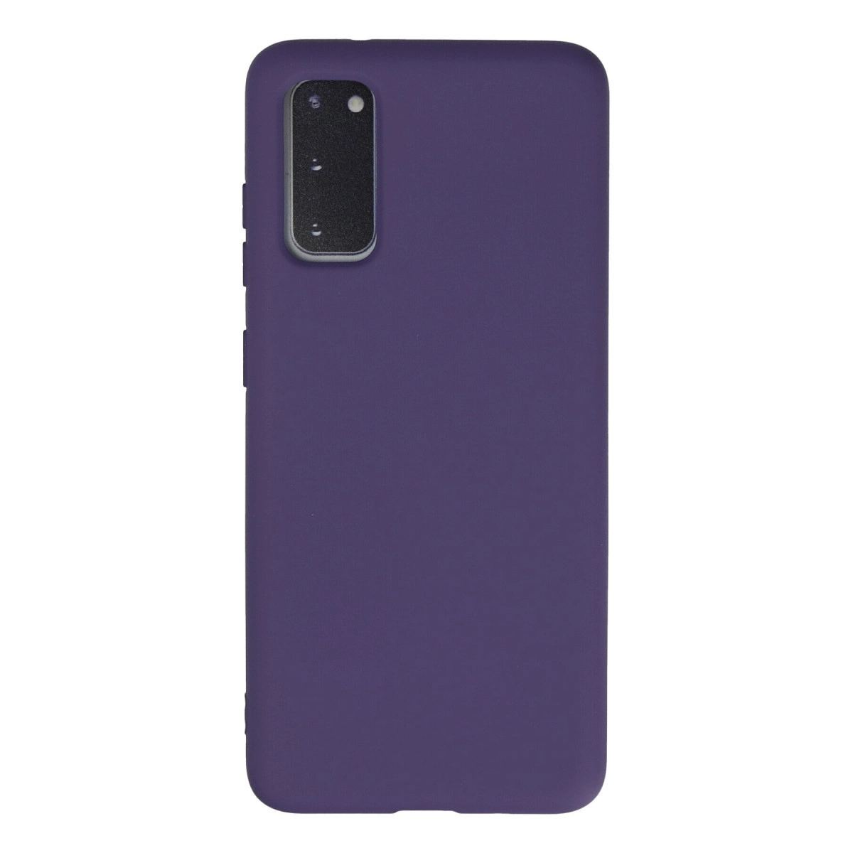 Samsung Galaxy S20 Kılıf Nano İçi Kadife Silikon - Mor
