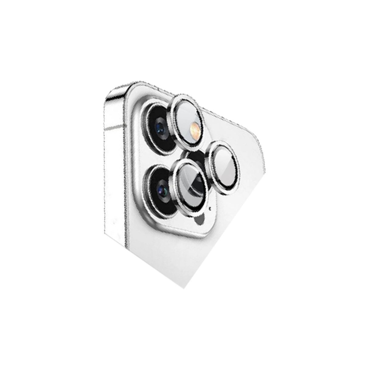 Apple İphone 15 Pro Max Bilvis Titan Kamera Lens - Gümüş