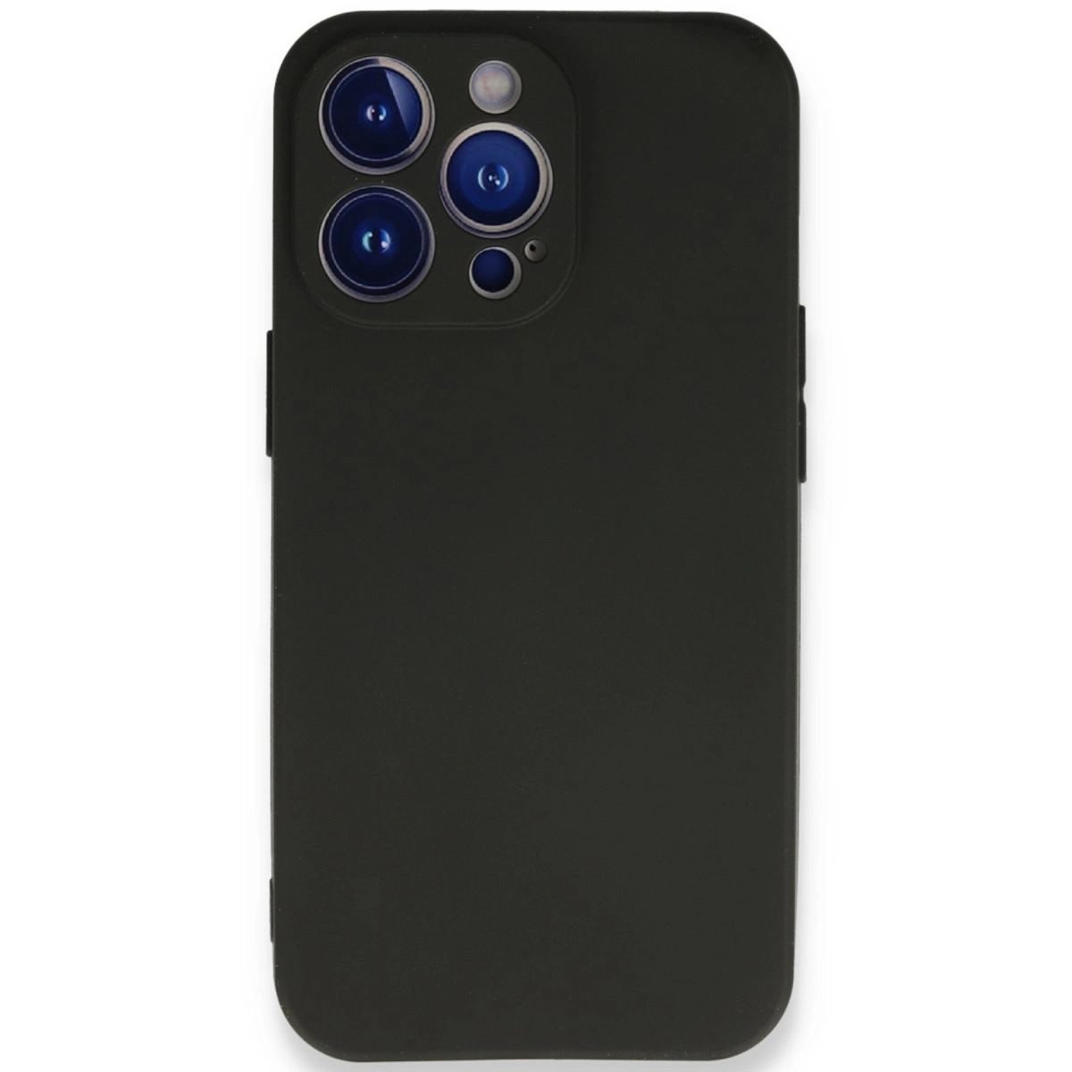 Apple İphone 13 Pro Kılıf First Silikon - Siyah