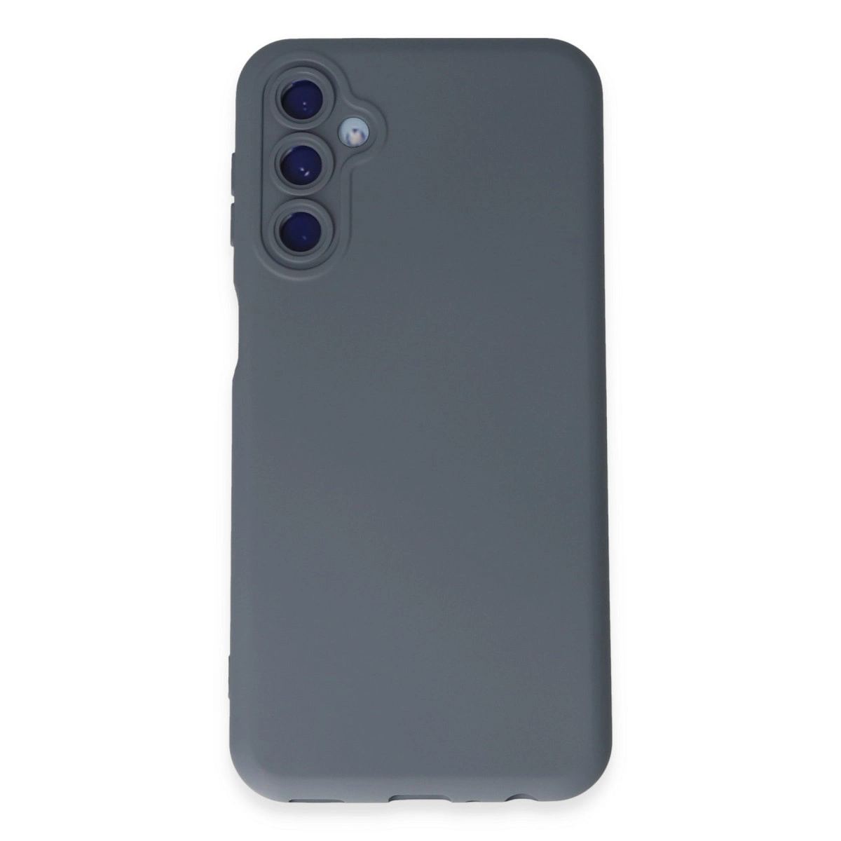 Samsung Galaxy M34 5g Kılıf Nano İçi Kadife Silikon - Gri