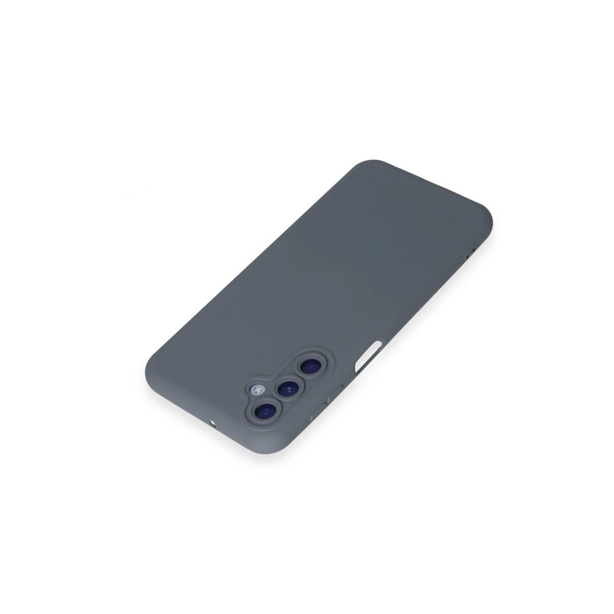 Samsung Galaxy M34 5g Kılıf Nano İçi Kadife Silikon - Gri