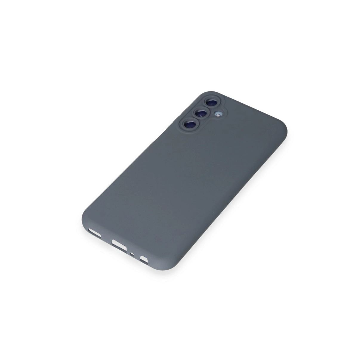 Samsung Galaxy M34 5g Kılıf Nano İçi Kadife Silikon - Gri