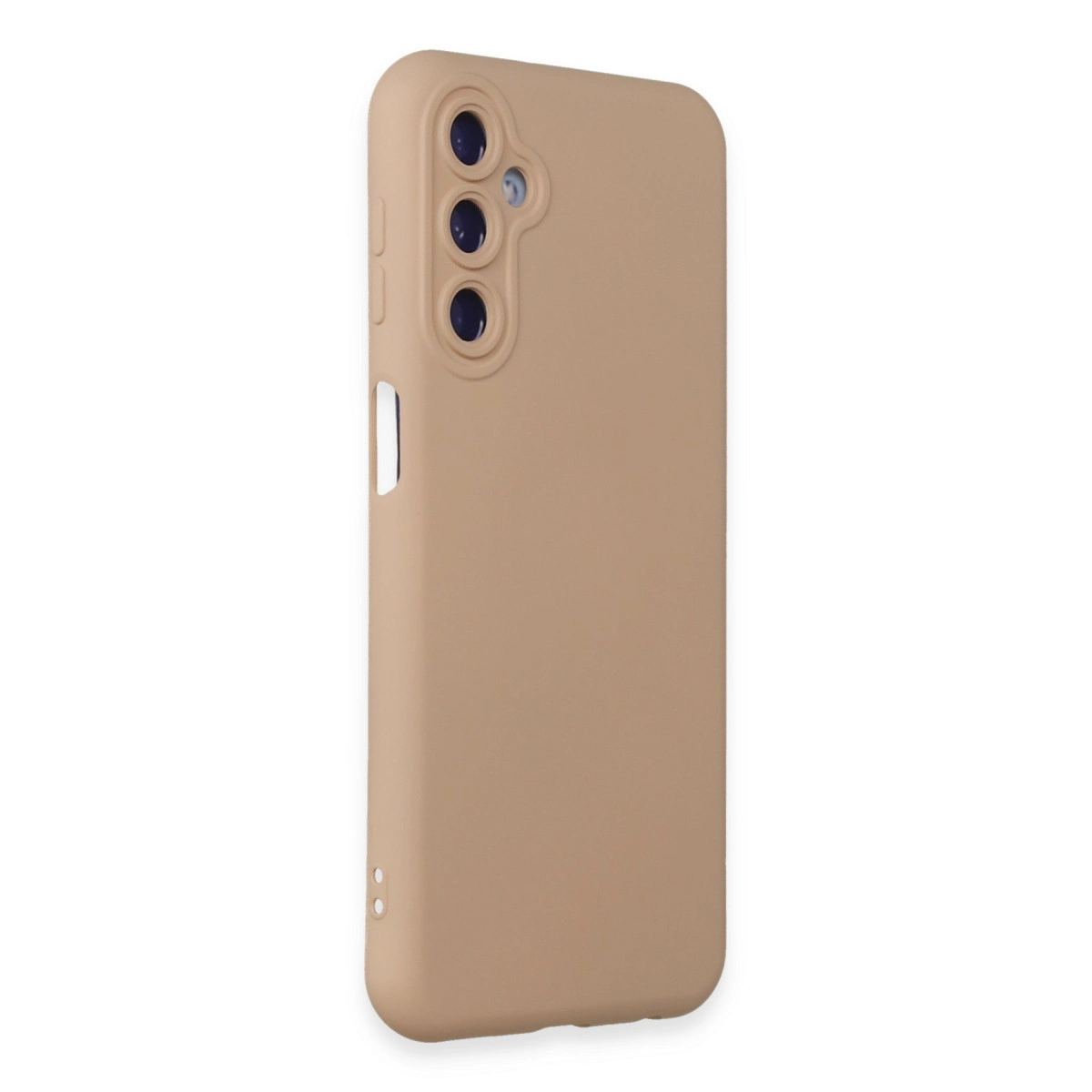 Samsung Galaxy M14 5g Kılıf Nano İçi Kadife Silikon - Pudra