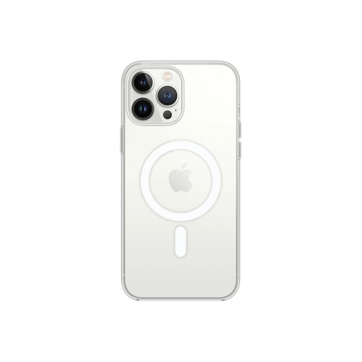 Apple İphone 13 Pro Max Kılıf Magneticsafe Şeffaf Silikon - Şeffaf