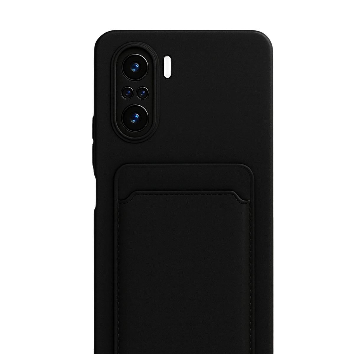 Xiaomi Mi 11i Kılıf Kelvin Kartvizitli Silikon - Siyah
