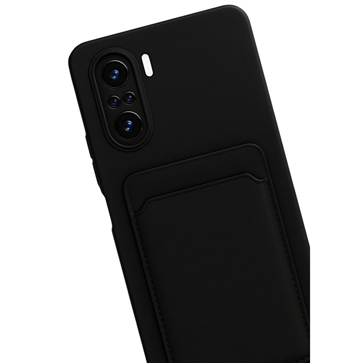 Xiaomi Mi 11i Kılıf Kelvin Kartvizitli Silikon - Siyah