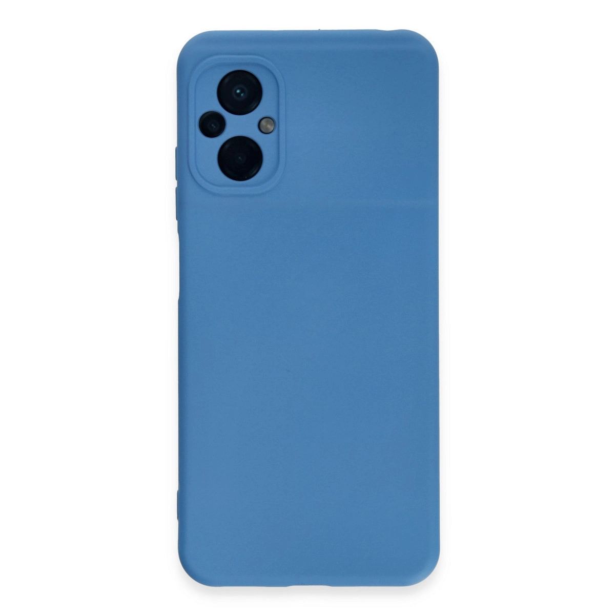 Xiaomi Poco M5 Kılıf Nano İçi Kadife Silikon - Mavi