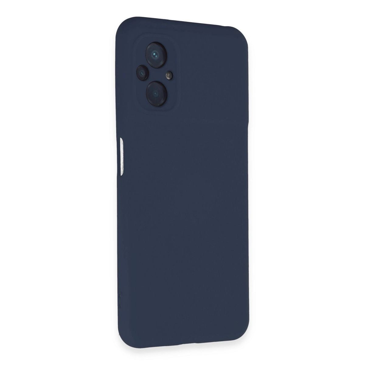 Xiaomi Poco M5 Kılıf Nano İçi Kadife Silikon - Lacivert