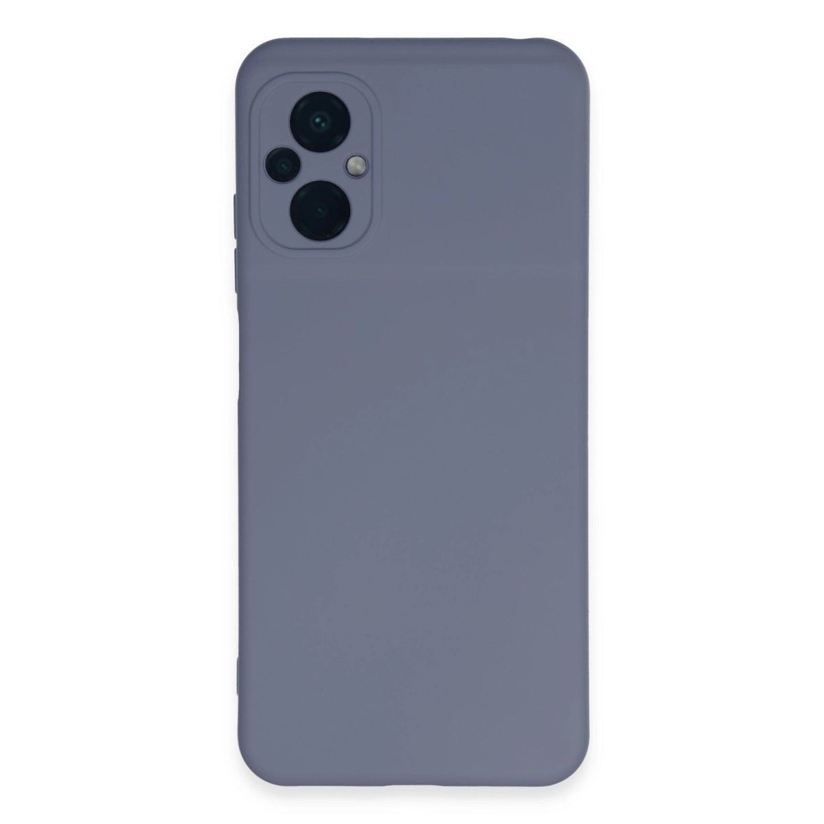 Xiaomi Poco M5 Kılıf Nano İçi Kadife Silikon - Gri