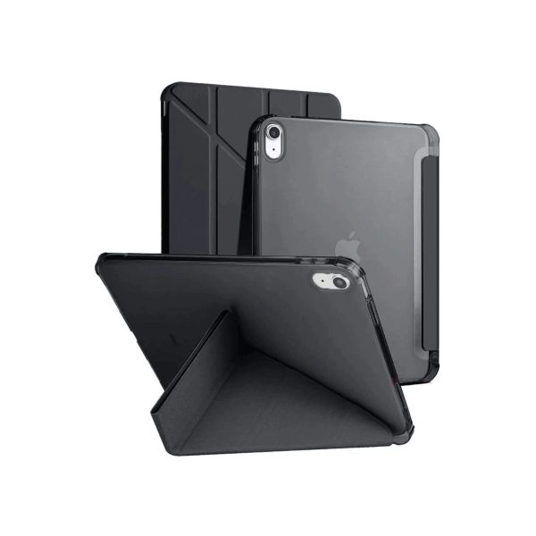 Apple İpad 2022 10.9 (10.nesil) Kılıf Kalemlikli Mars Tablet Kılıfı - Siyah