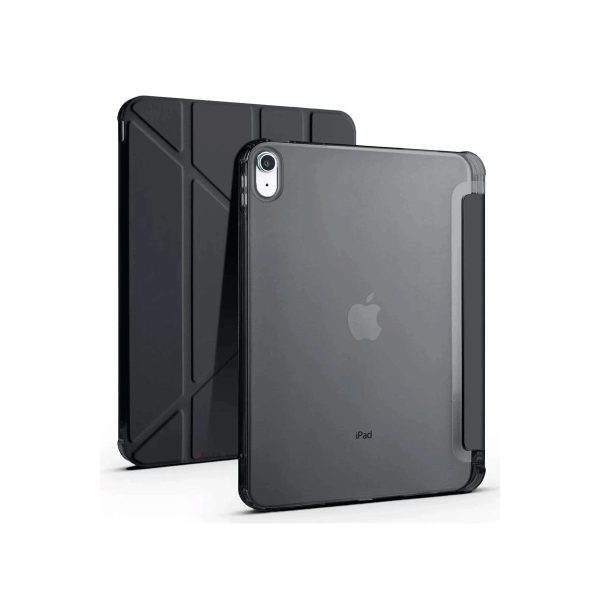 Apple İpad 2022 10.9 (10.nesil) Kılıf Kalemlikli Mars Tablet Kılıfı - Siyah