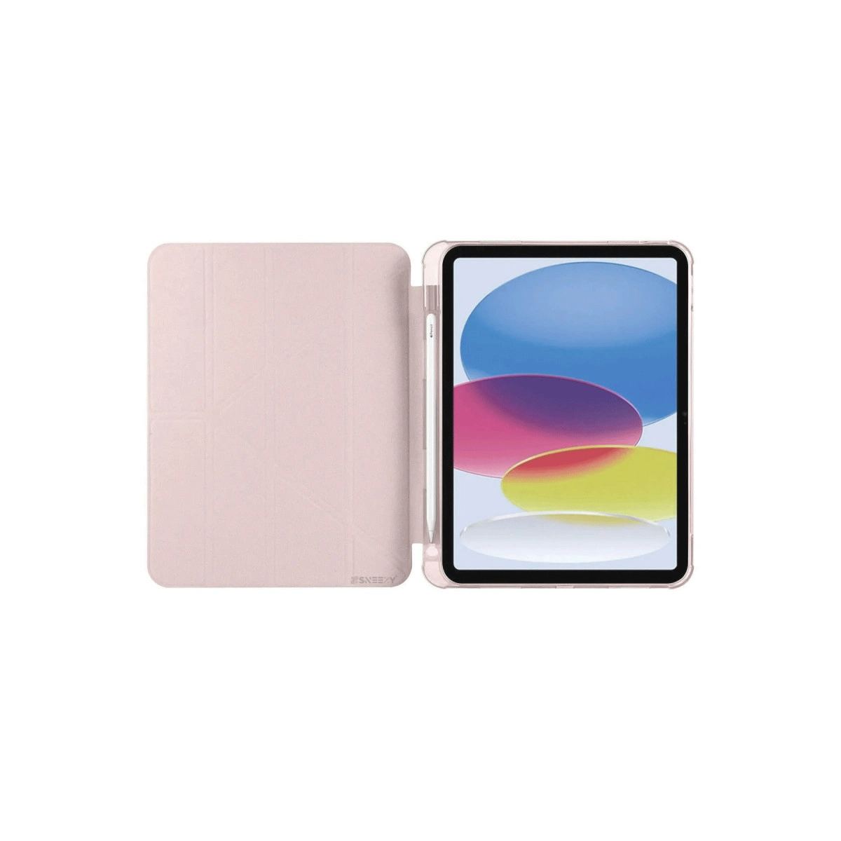 Apple İpad 2022 10.9 (10.nesil) Kılıf Kalemlikli Mars Tablet Kılıfı - Rose Gold
