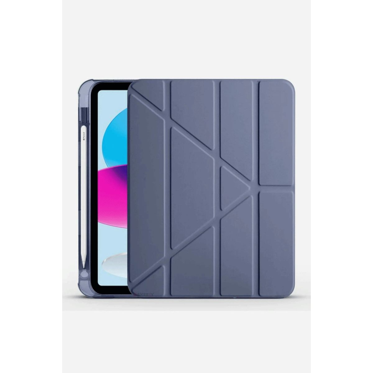 Apple İpad 2022 10.9 (10.nesil) Kılıf Kalemlikli Mars Tablet Kılıfı - Lavender