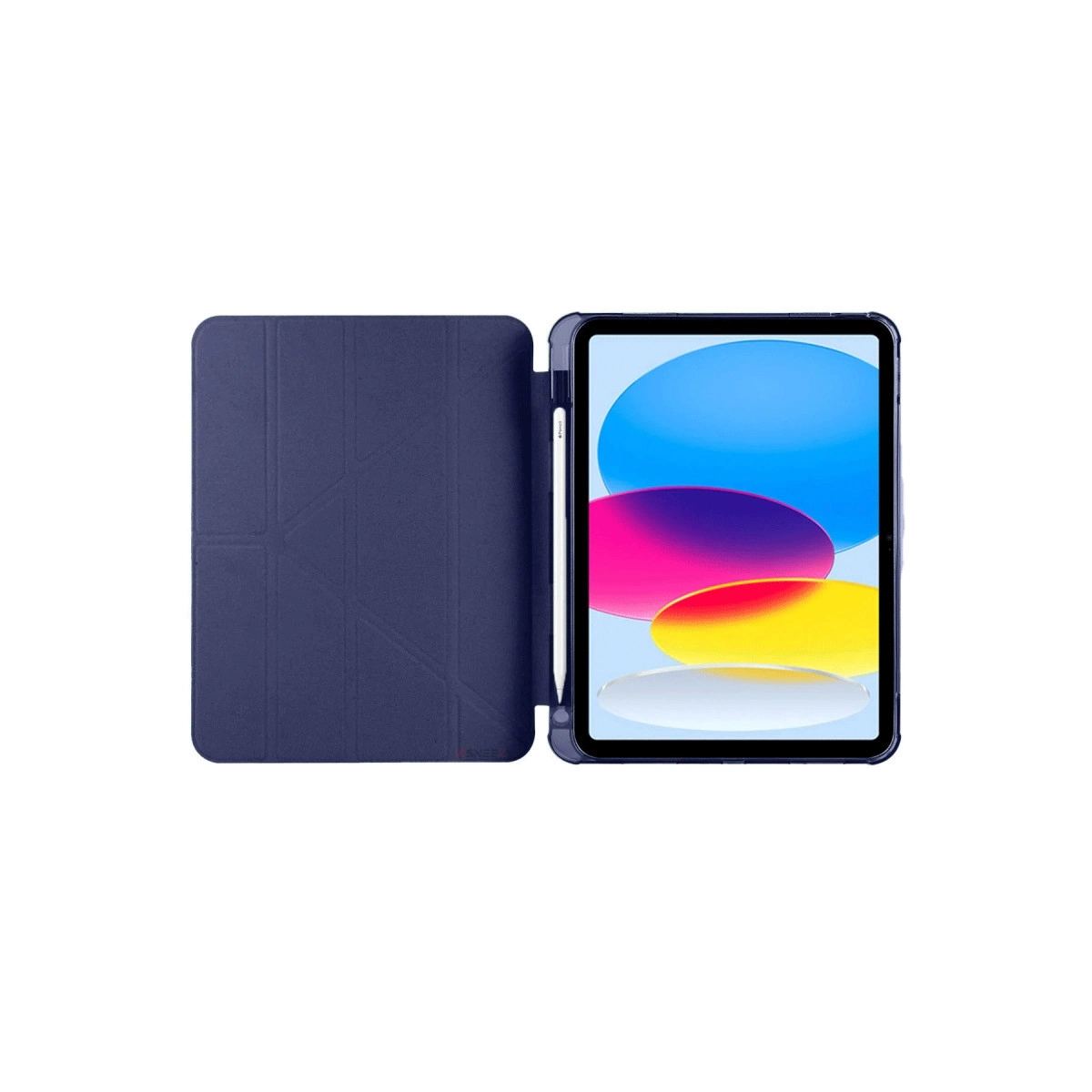 Apple İpad 2022 10.9 (10.nesil) Kılıf Kalemlikli Mars Tablet Kılıfı - Lacivert