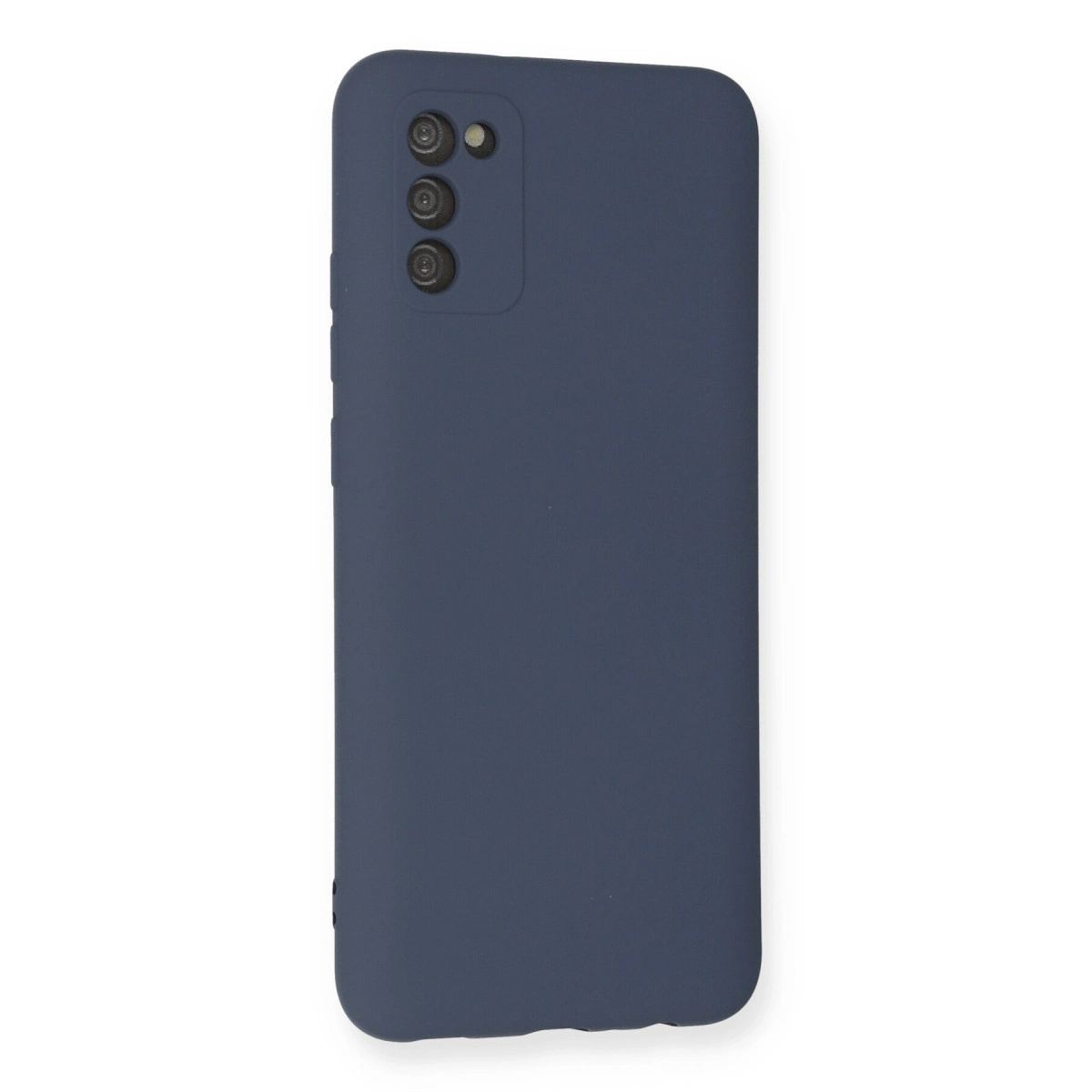 Samsung Galaxy A03s Kılıf Nano İçi Kadife Silikon - Gri