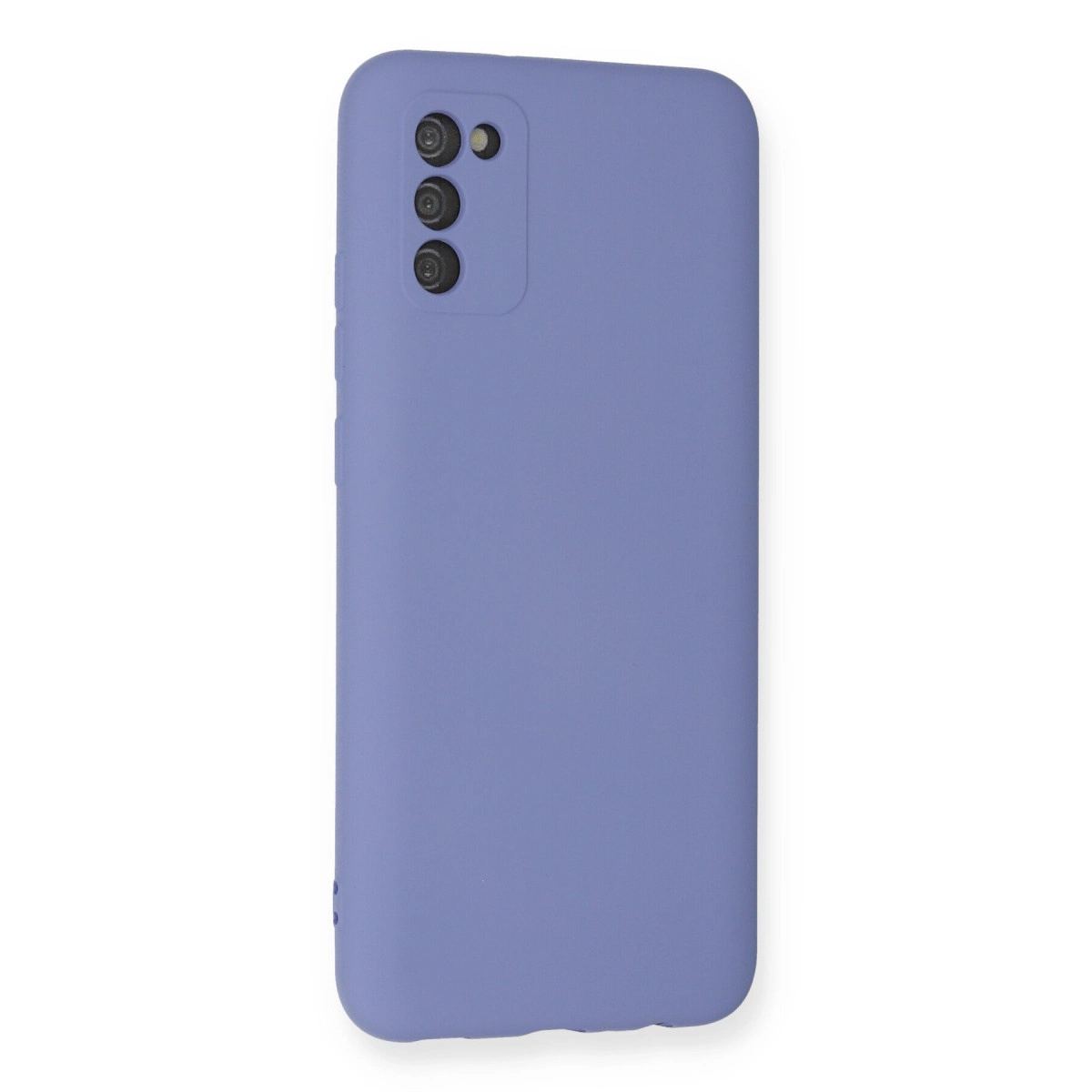 Samsung Galaxy A03s Kılıf Nano İçi Kadife Silikon - Lila
